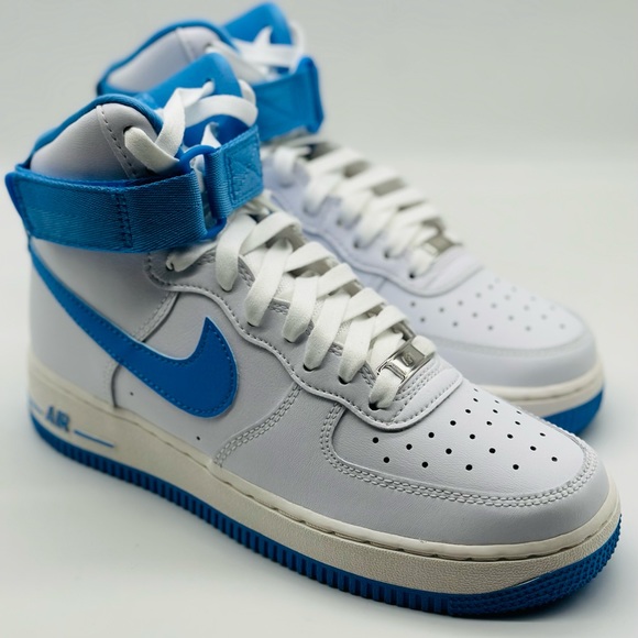 NEW Nike Air Force 1 High OG QS University Blue DX3805-100 Women’s Size Multi - Picture 3 of 6